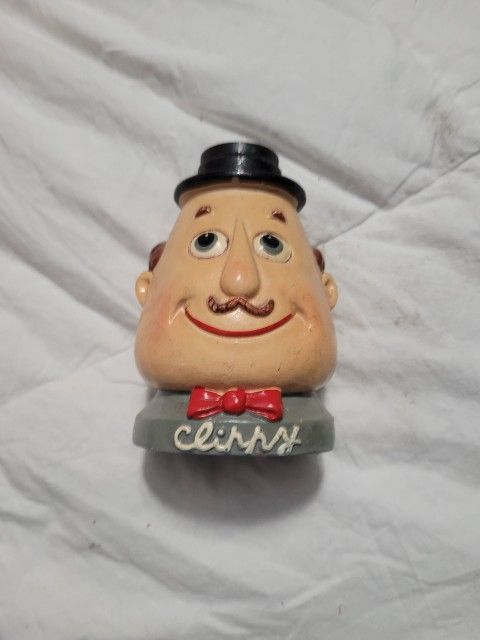 Clippy The Vintage Paper Clip Holder Sign