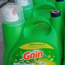 Gain Detergent  154 Oz, 107 Loads ( $15 each)