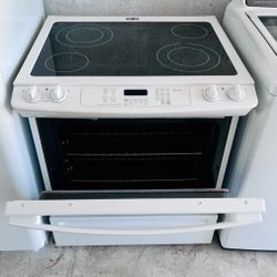 Stove Whirlpool Gold 30” Range Glass Top Like New FREE DROP OFF