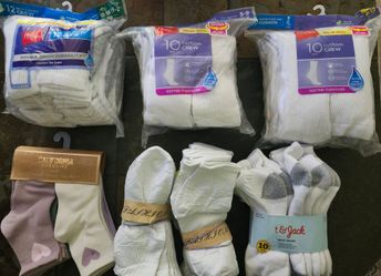 Youth socks 12,10,8 pairs  any $5 each