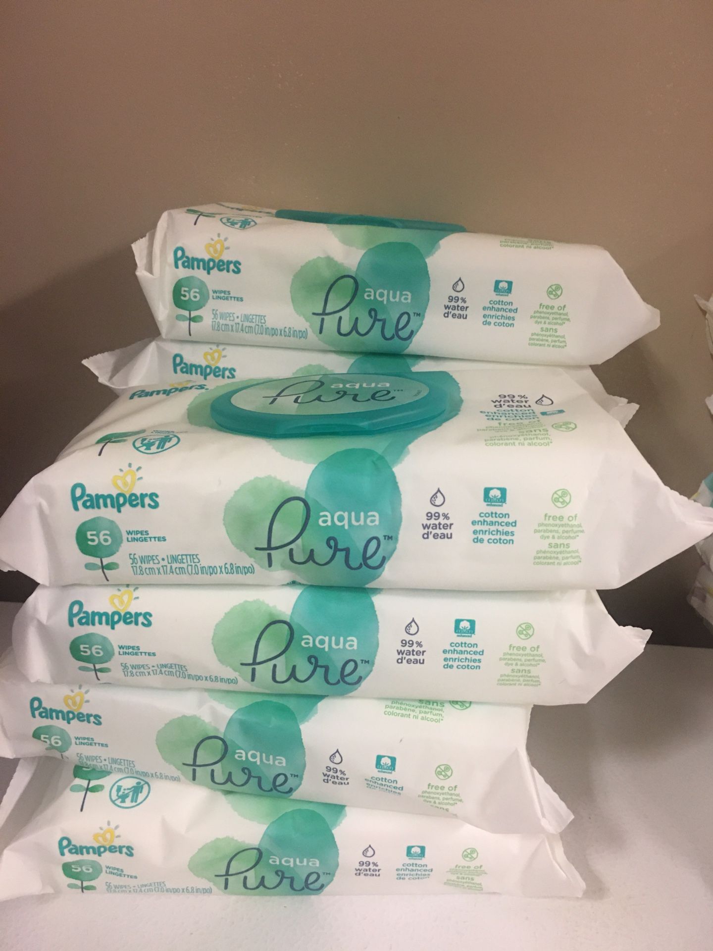 Pampers Pure Wipes