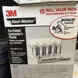 New 3M Hand Masker With Blade And 15 Rolls Of Film 