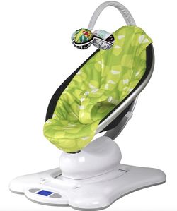 4moms mamaRoo Multi-Motion Baby Swing Smart Connectivity. Green Motif.