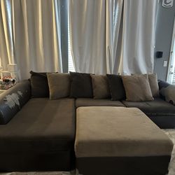 Free Sectional and Ottoman