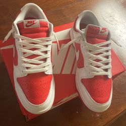 Red, White Nike Dunks Size, 10  