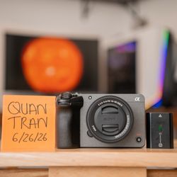 Sony fx30 with lens