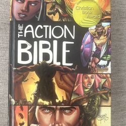 The Action Bible: God's Redemptive Story Kids Hardcover Comics Graphic Novel  Please refer to the pictures as to what you will be getting with this lo
