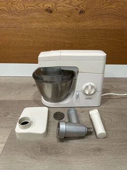 Kenwood Chef Excel KM210 Stand Mixer 600W w/ Meat Grinder Bowl Box Tested