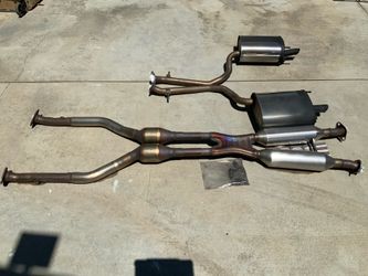OEM LEXUS GS 350 F SPORT (2013 - 2015) EXHAUST PIPE (FRONT) + LEFT & RIGHT MUFFLER SET