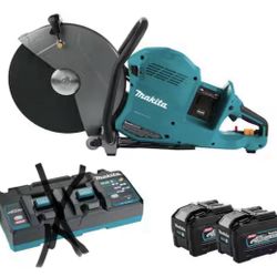 Makita 80V max (40V max X2) XGT Brushless Cordless 14 in. Power Cutter Kit (8.0Ah