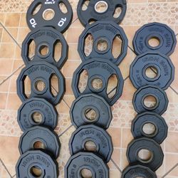 Weights 2" 6x10.....8x5....4x2.5..total 110 Lbs