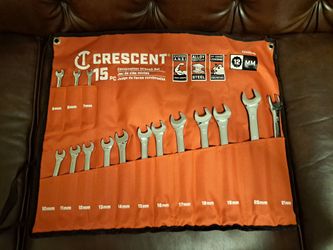 Crescent 15pc combination wrench set