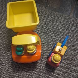 1980s Vintage Little Tikes Trucks  And Little People
