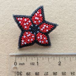 Hand Made Beaded Pin