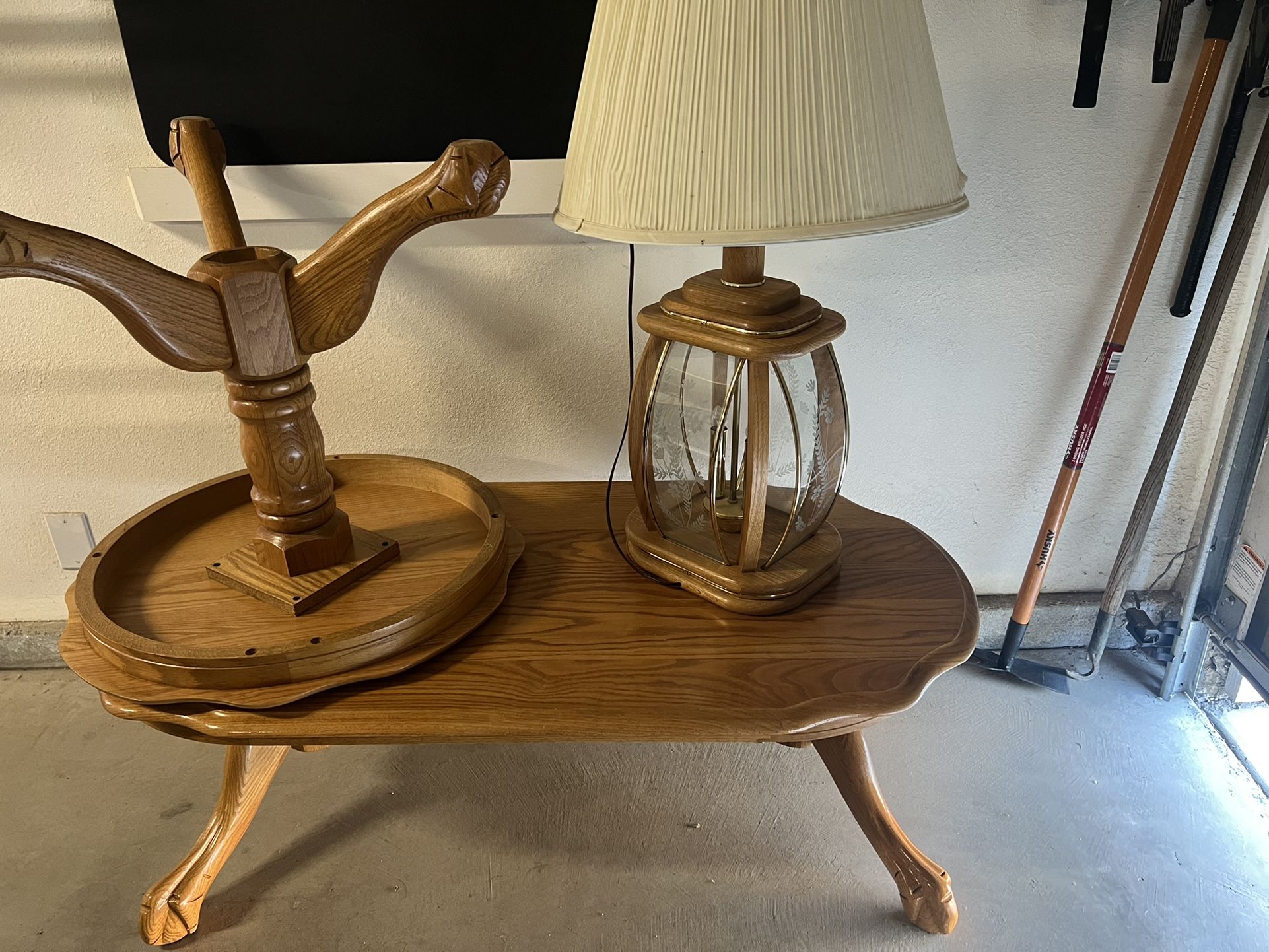 Coffee Table, Side Table, Lamp