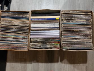 Vinyl record collection