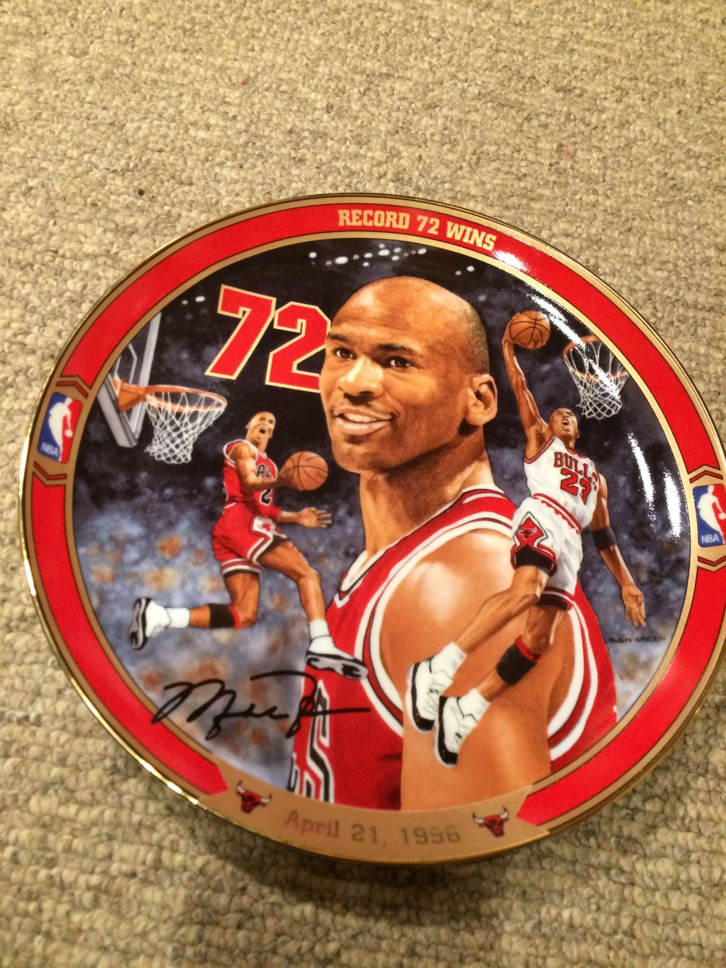 Michael Jordan Collectors plate