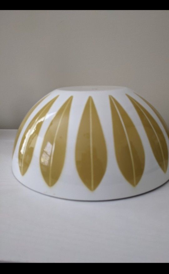 Vintage Catherineholm Lotus Enamelware Bowl Rare 11 Inch