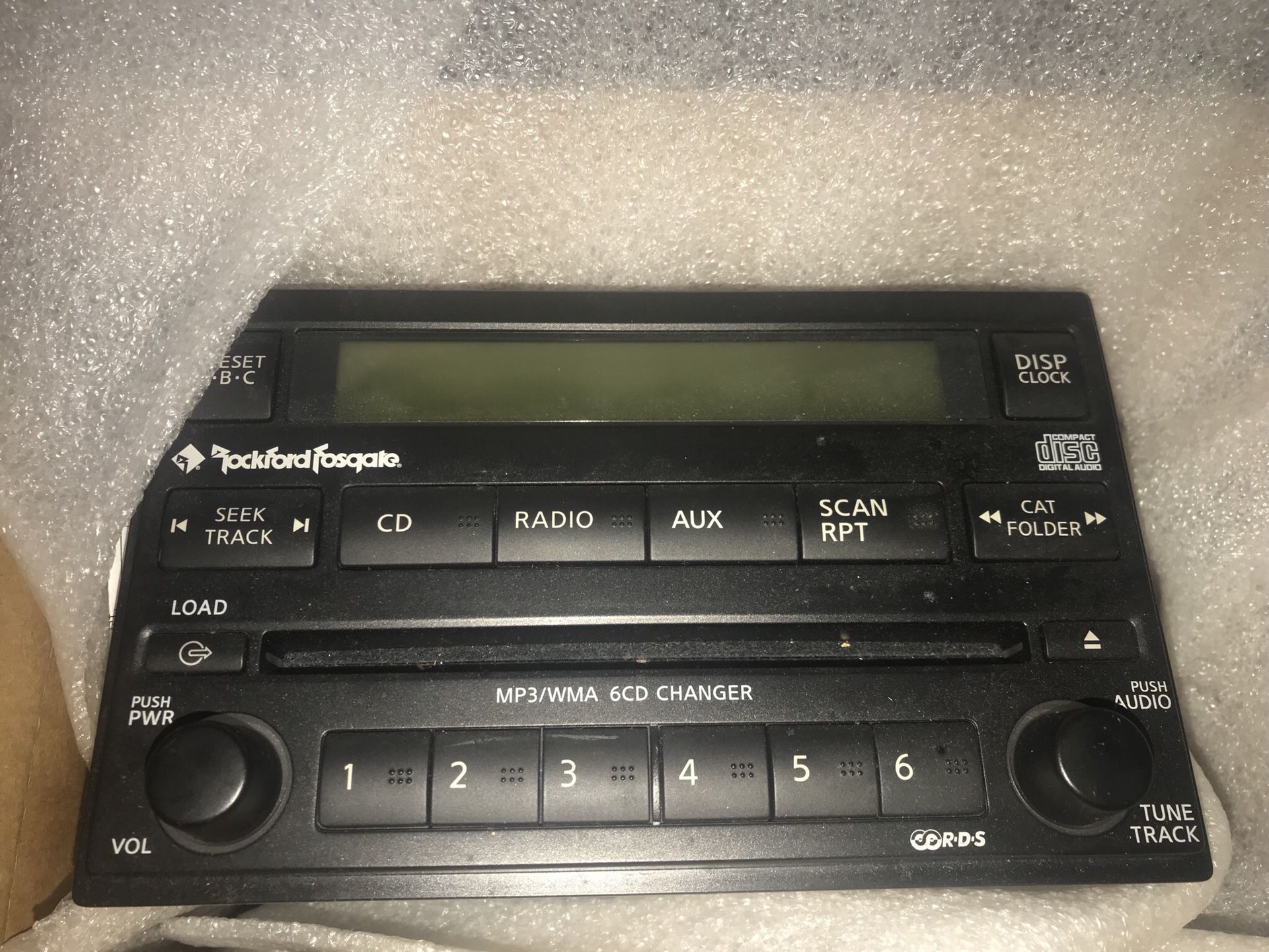 OEM Rockford Fosgate Radio 6 Disc CD/MP3 Player