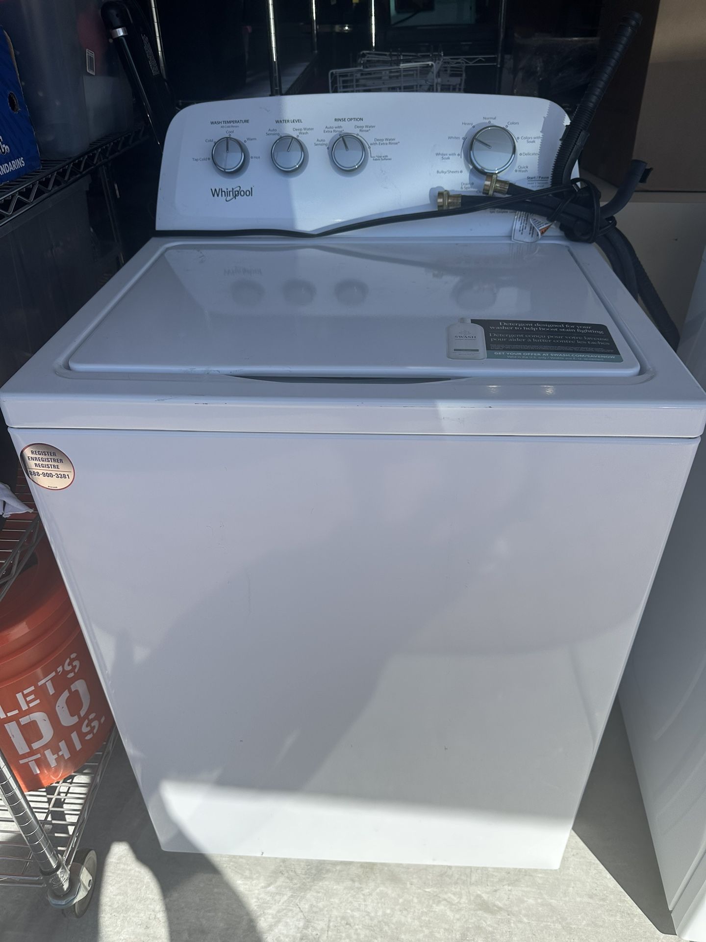 Brand New Whirlpool Washer & Gas Dryer