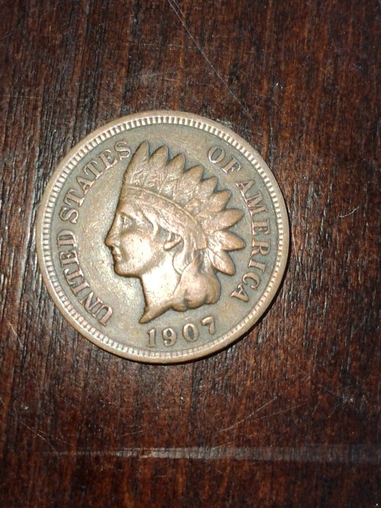 1907 Indian Penny