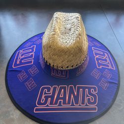 New York Giants Football Straw Hat