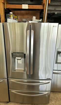 LG 3-Door Refrigerator (French Door Fridge) Stainless Steel - French Door, Ice Maker