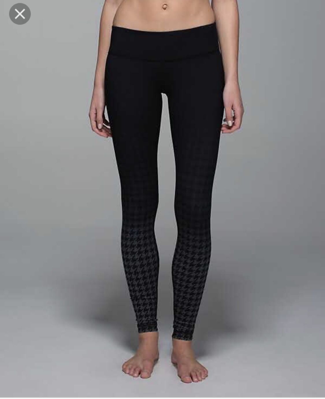 Lululemon wunder under giant houndstooth