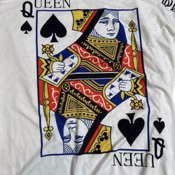 Queen of Spades Graphic Pullover by ChicMe - Size L