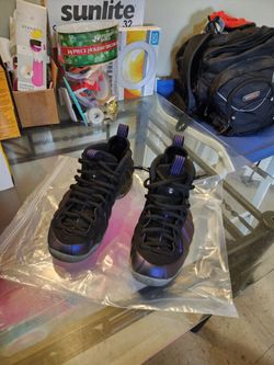 Nike penny foamposites Eggplants Size 7.5