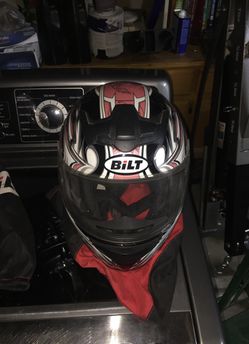 BILT Black and Pink Helmet XL