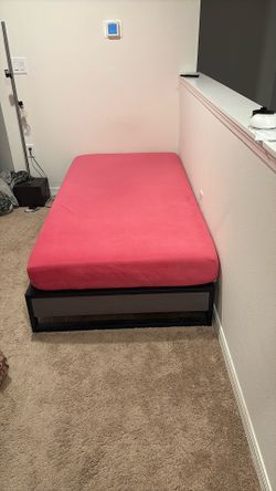 Twin Bed Mattress with the Frame!!!