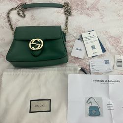 Authentic Gucci Crossbody Bag With Authenticity 