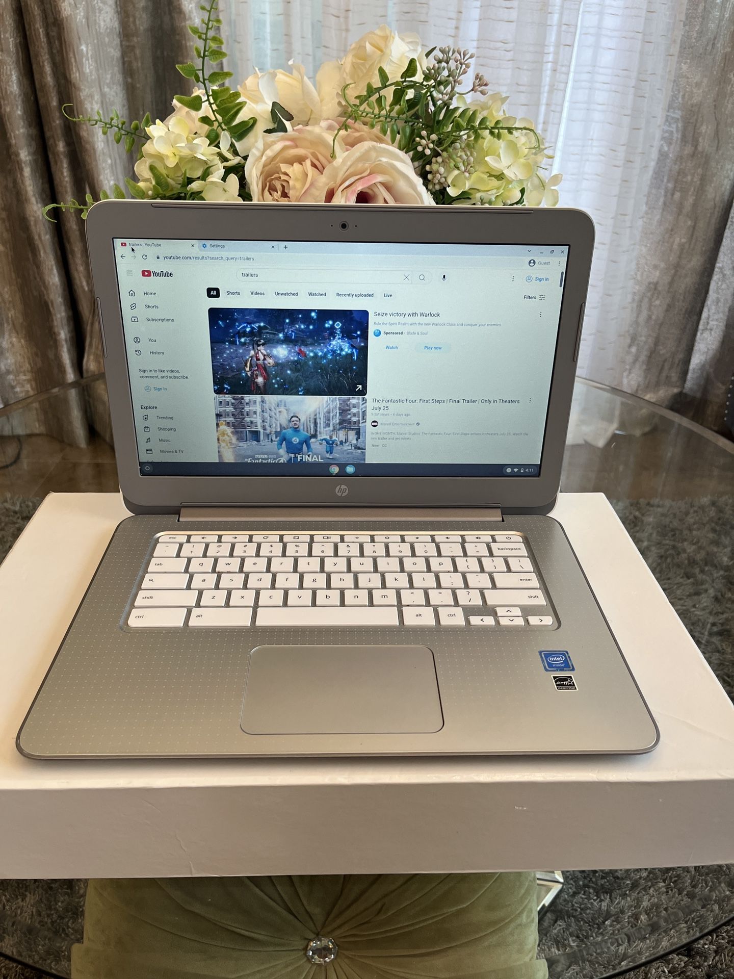 HP Chromebook 14 Intel Celeron 32GB, 4GB RAM - $69