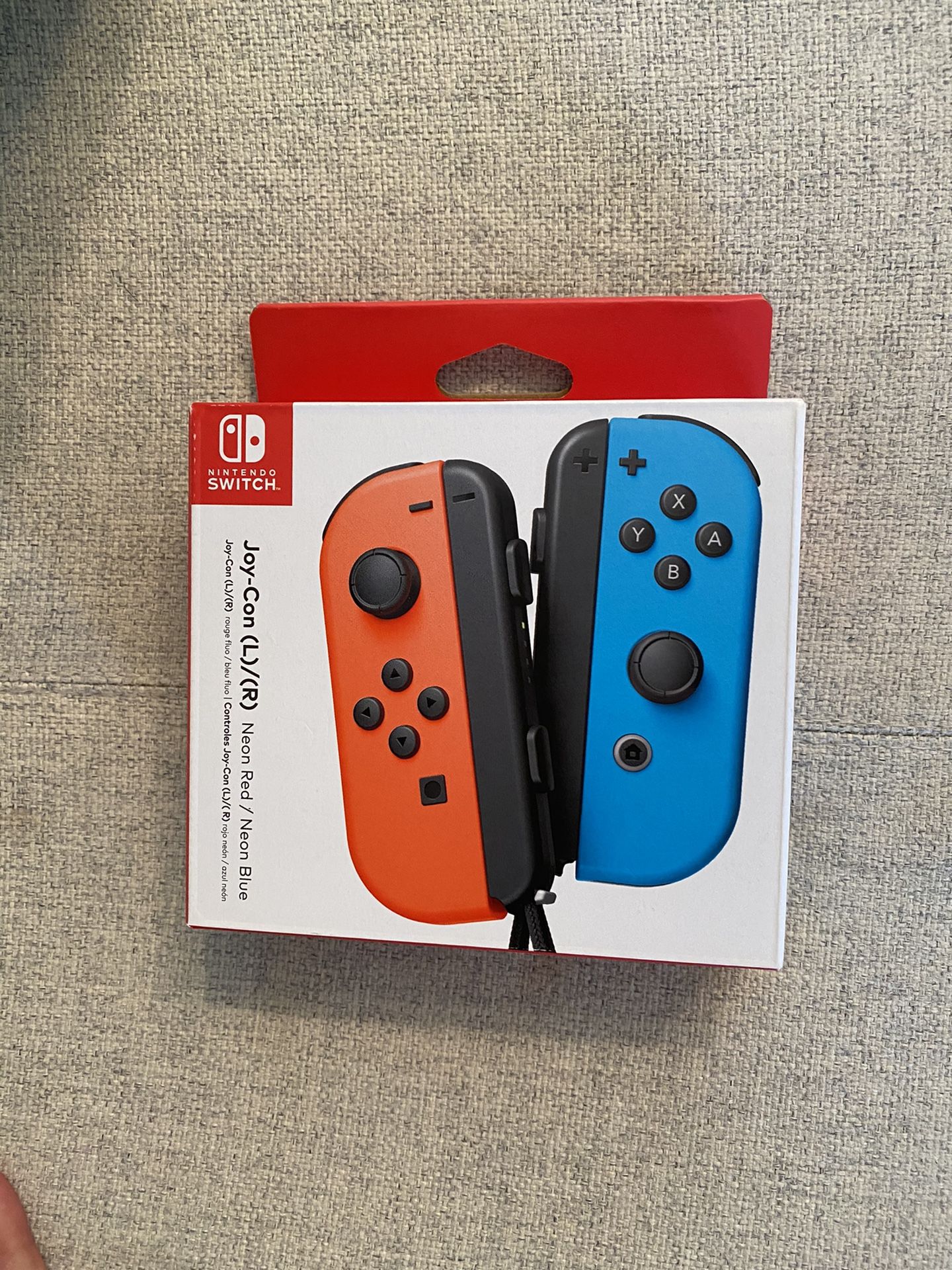 Brand New Nintendo Switch Joy-Con Pair Left & Right Neon Red/Blue