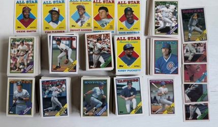 1988 Topps Baseball Lot 530+ Cards – Base / Traded / O Pee Chee Puckett, Brett