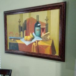 Beautiful Painting On Canvas.  42 Inches In Length And 29 Inches Width 