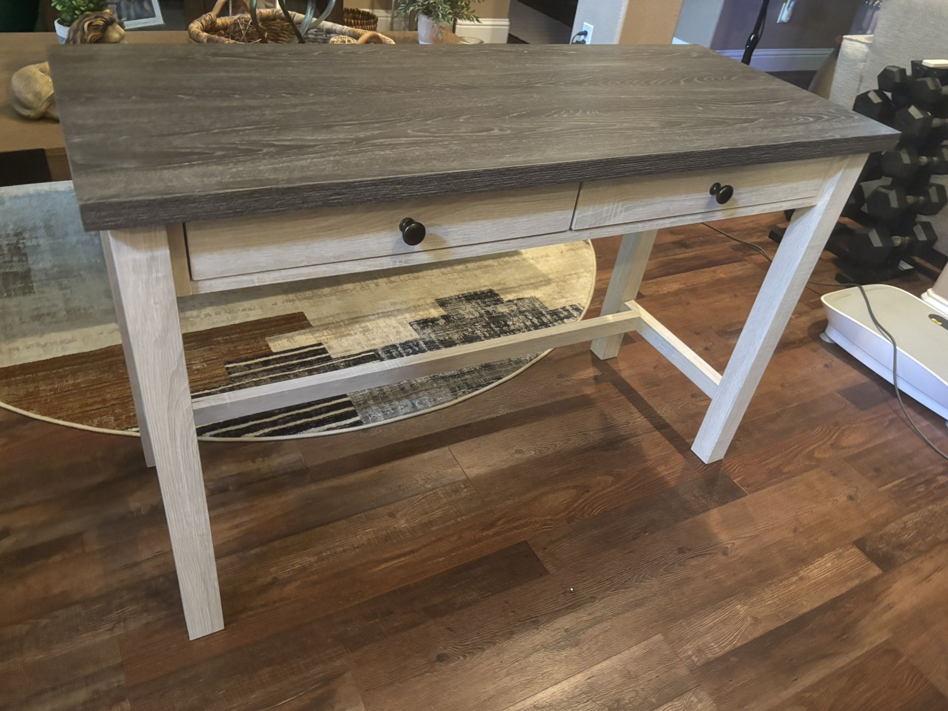Key West White Oak Console Table