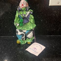 Rare vintage 1960s porcelain clown