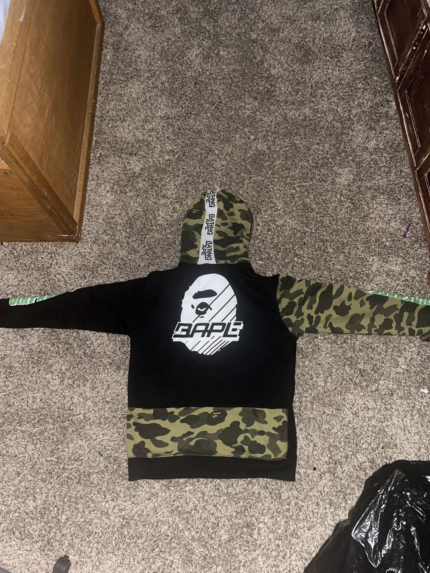 Dirt race Bmx Bape Zip Up Hoodie 