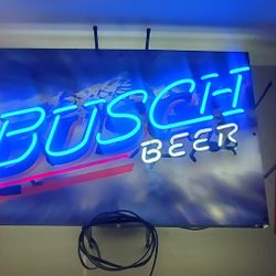 Busch Beer Neon Sign 