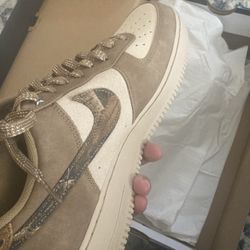 Nike Air Force 1 07 Real tree Rattan Shoes