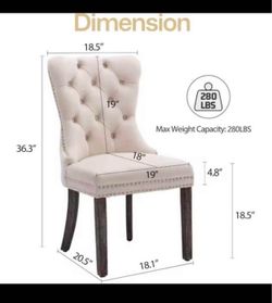 6 BRAND NEW DINING CHAIRS