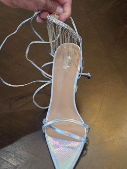 Shiny Heels SIZE 8 / TACONES BRILLOSOS