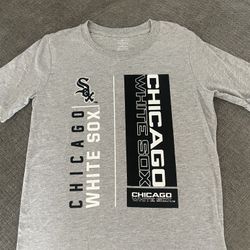 White Sox T Shirt Kids Size M (10-12) Gray Short Sleeve