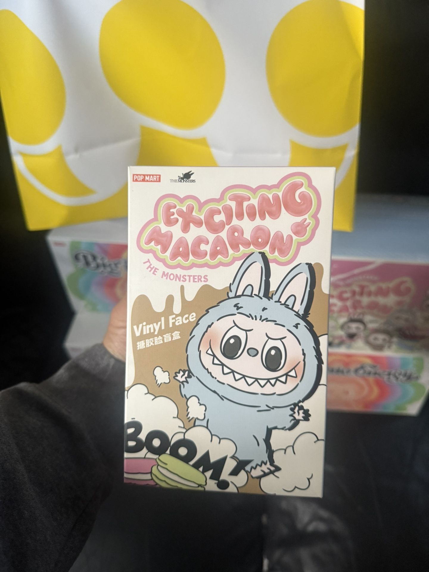 LABUBU exciting macaron and Big into the energy