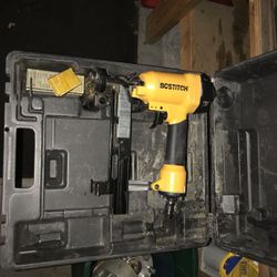 Air gun stapler with pins button pins