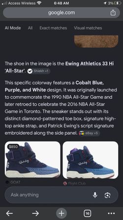 Patrick Ewing 33 hi shoes