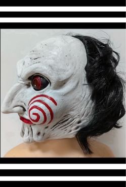 HALLOWEEN Billy the Puppet Saw Halloween Latex Mask 💯% BRAND NEW IN PACKAGING