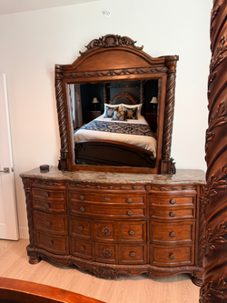 Ashley Furniture North Shore Bedroom Dresser & Mirror